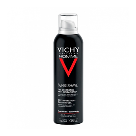 VICHY HOMME GEL-CREMA DE AFEITAR SIN JABON PIEL SENSIBLE 150 ML - 1