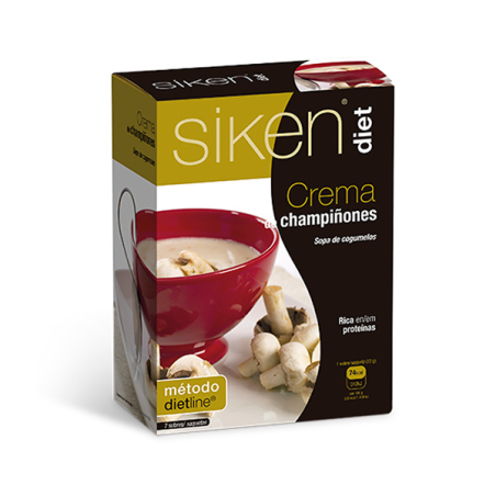 SIKEN DIET CREMA DE CHAMPIÑONES 22 G 7 SOBRES - 1