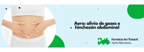 Aero: alivio de gases e hinchazón abdominal