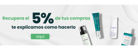 Recupera el 5% de tus compras en nuestra tienda online Recupera el 5% de tus compras en nuestra tienda online