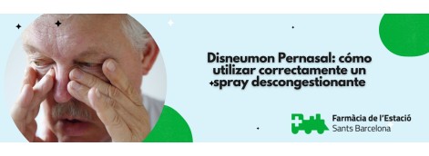 Disneumon Pernasal: cómo utilizar correctamente un spray descongestionante