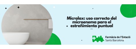 Micralax: uso correcto del microenema para el estreñimiento puntual