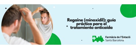Regaine (minoxidil): guía práctica para el tratamiento anticaída