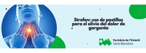 Strefen: uso de pastillas para el alivio del dolor de garganta