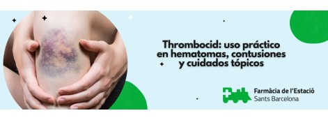Thrombocid: uso práctico en hematomas, contusiones y cuidados tópicos